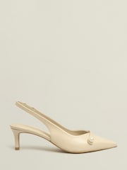Hobbs White Serena Slingback Sandals - Image 1 of 3