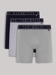 Ted Baker Blue Tree Heater Boxer Briefs 3 Pack - Image 1 of 4