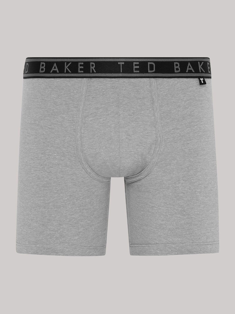 Ted Baker Blue Tree Heater Boxer Briefs 3 Pack - Image 2 of 4 Ted Baker Blue Tree Heater Boxer Briefs 3 Pack - Image 2 of 4