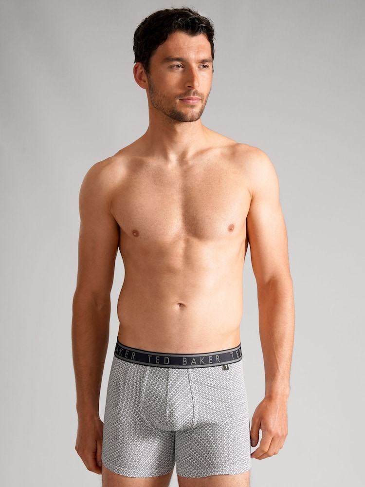 Ted Baker Blue Tree Heater Boxer Briefs 3 Pack - Image 4 of 4