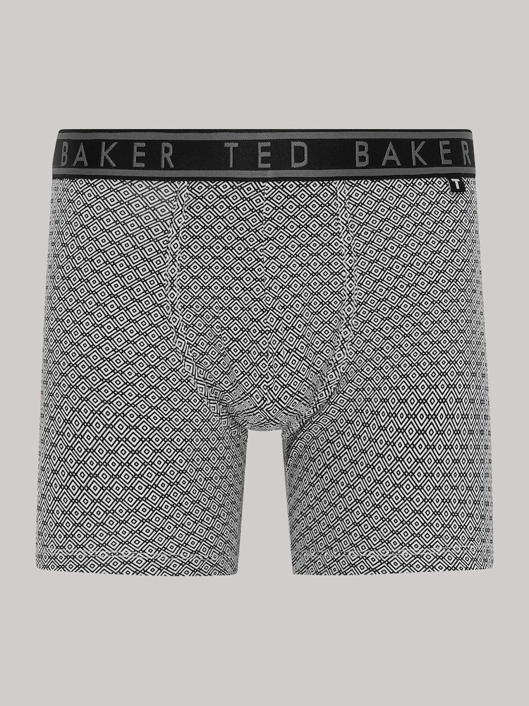 Ted Baker Black Micron Boxer Briefs 3 Pack - Image 2 of 3
