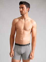 Ted Baker Black Micron Boxer Briefs 3 Pack - Image 3 of 3