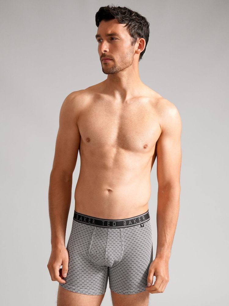 Ted Baker Black Micron Boxer Briefs 3 Pack - Image 3 of 3