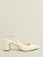 Hobbs White Lily Slingback Sandals - Image 1 of 3