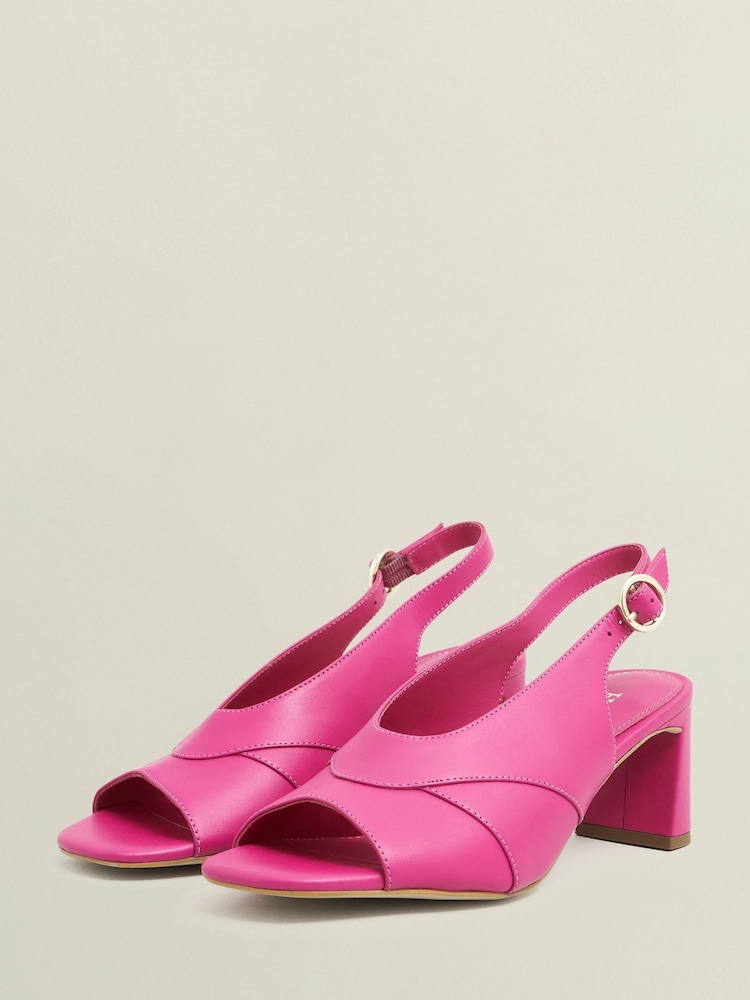 Hobbs Pink Karina Sandals - Image 2 of 3