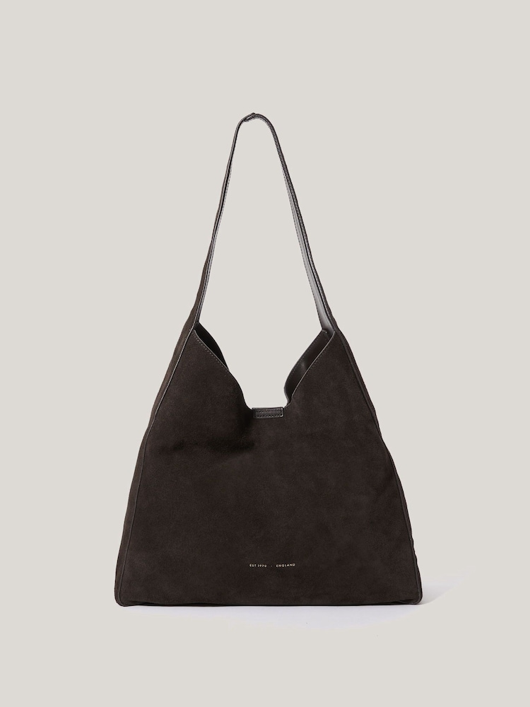 Jigsaw Brown Heckfield Suede Tote - Image 1 of 5