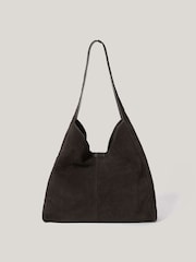 Jigsaw Brown Heckfield Suede Tote - Image 3 of 5