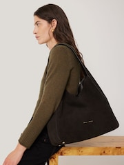 Jigsaw Brown Heckfield Suede Tote - Image 5 of 5