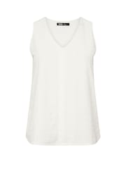 Yours Curve White Co-Ord Broderie Waistcoat - Image 5 of 5