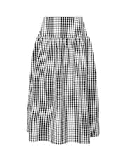 PixieGirl Petite Black Gingham Drop Waist Skirt - Image 5 of 5