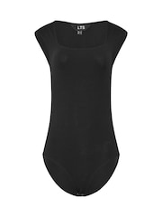 Long Tall Sally Black Sleeveless Square Neck Body Tops 2 Pack - Image 8 of 8