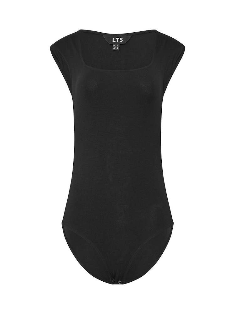 Long Tall Sally Black Sleeveless Square Neck Body Tops 2 Pack - Image 8 of 8