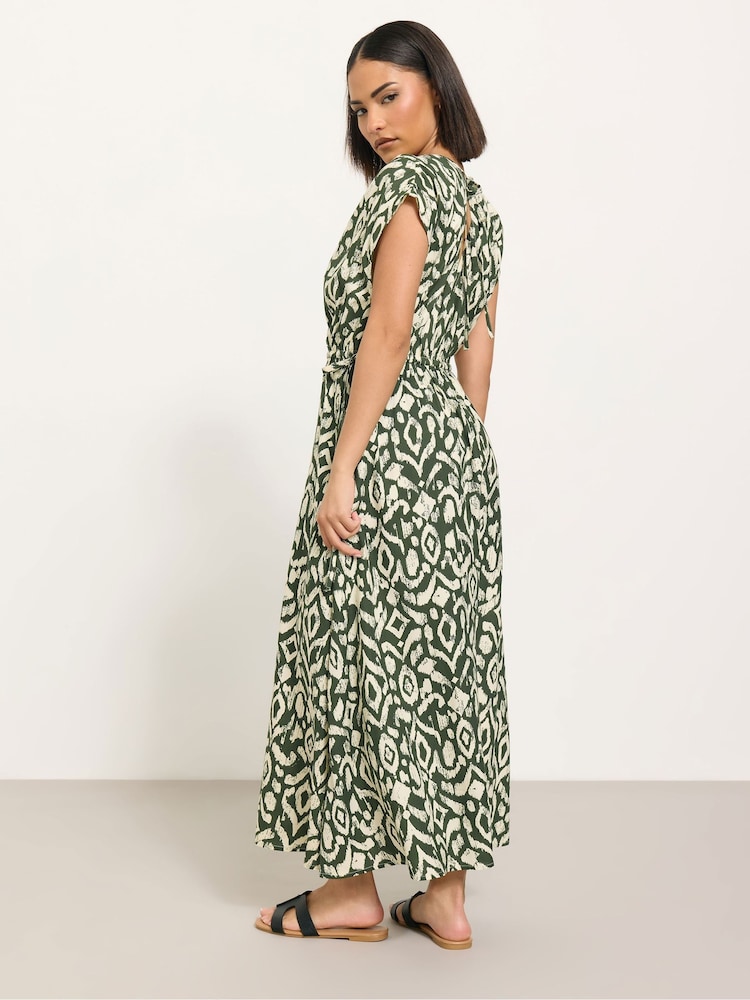 PixieGirl Petite Abstract com frente envolvente Dress - Imagem 2 de 3