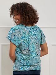 M&Co Natural Boho 100% Cotton T-Shirt - Image 3 of 5