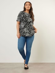 Negro - Yours Curve Shell Top - Imagen 2 de 5