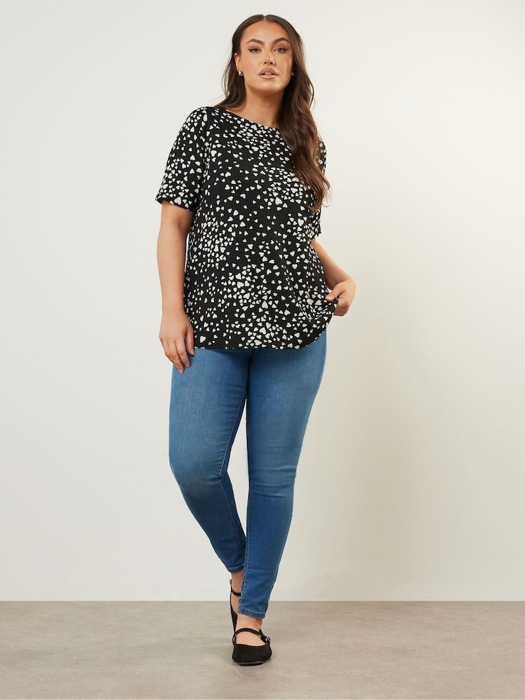 Negro - Yours Curve Shell Top - Imagen 2 de 5