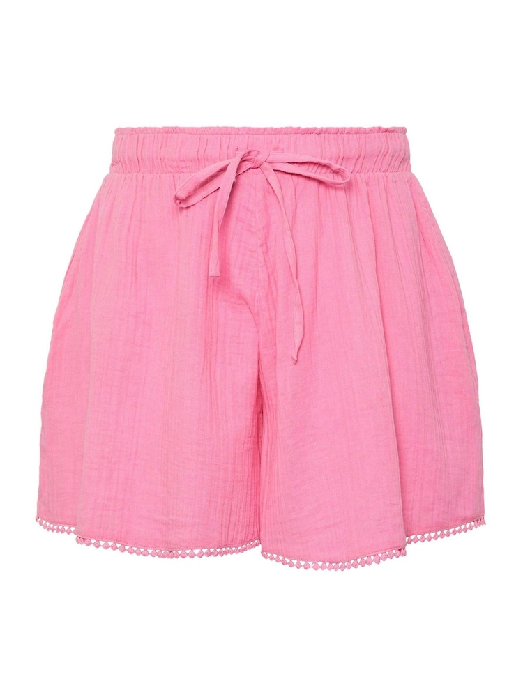 Yours Curve Double Gauze Flippy 100% Cotton Shorts - Imagen 5 de 5 Yours Curve Double Gauze Flippy 100% Cotton Shorts - Imagen 5 de 5