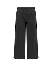 PixieGirl Petite Black Pull On Wide Leg Jeans - Image 5 of 5