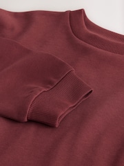 Burgundy Red Relaxed Fit Long Sleeve Heavyweight T-Shirt (3-16yrs) - Image 6 of 7
