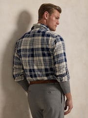 Polo Ralph Lauren Blue Check Brushed Flannel Shirt - Image 2 of 5