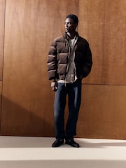 Polo Ralph Lauren Brown Wyoming Corduroy Padded Bomber Jacket - Image 10 of 11