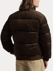 Polo Ralph Lauren Brown Wyoming Corduroy Padded Bomber Jacket - Image 6 of 9