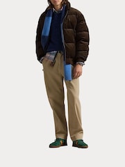 Polo Ralph Lauren Brown Wyoming Corduroy Padded Bomber Jacket - Image 7 of 9