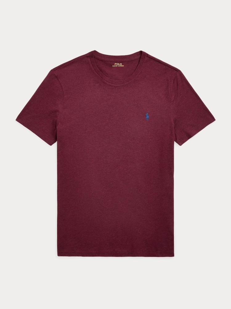 Polo Ralph Lauren Red Crewneck T-Shirt - Image 5 of 5