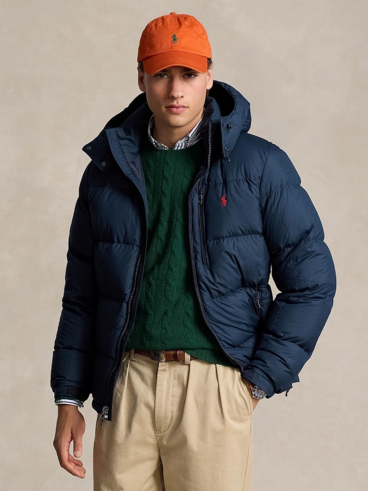 Polo Ralph Lauren Blue Gorham Down Jacket - Image 1 of 7