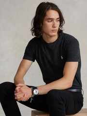Polo Ralph Lauren Black Crewneck T-Shirt - Image 4 of 7