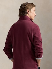 Polo Ralph Lauren Red Estate Rib Cotton Quarter Zip Sweatshirt - Image 2 of 3