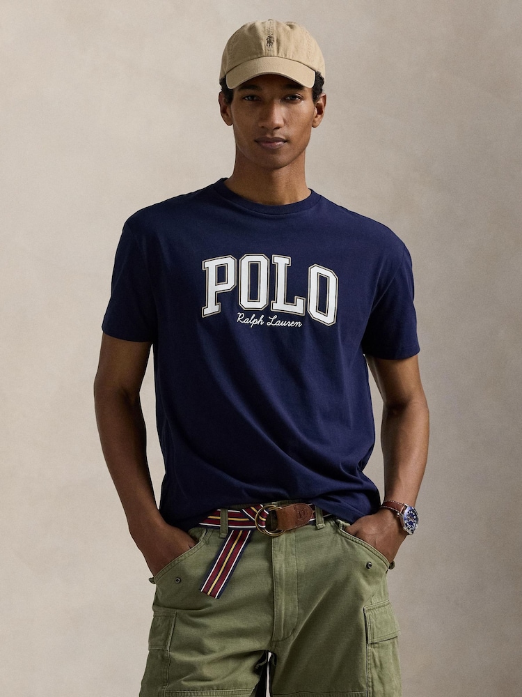 Polo Ralph Lauren Blue Big Logo T-Shirt - Image 1 of 4