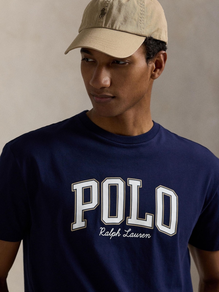 Polo Ralph Lauren Blue Big Logo T-Shirt - Image 4 of 4