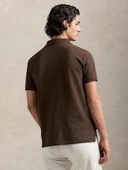 Polo Ralph Lauren Brown Short Sleeve Pique Polo Shirt - Image 2 of 5