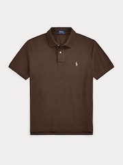 Polo Ralph Lauren Brown Short Sleeve Pique Polo Shirt - Image 5 of 5
