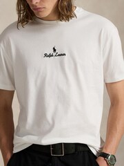 Polo Ralph Lauren White Script Logo T-Shirt - Image 4 of 4