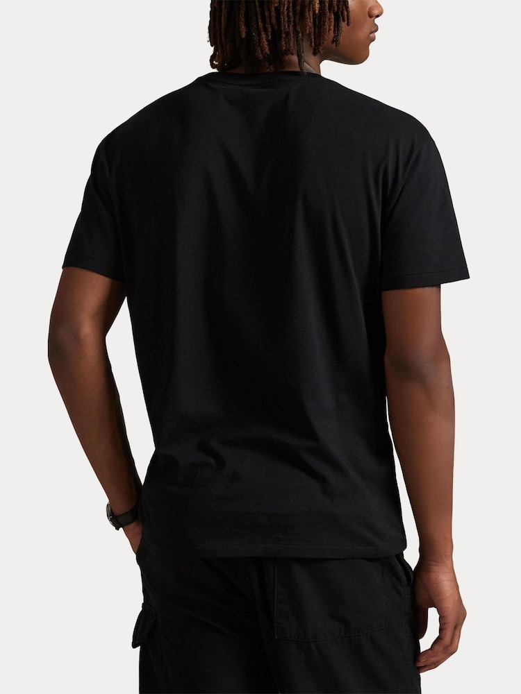 Polo Ralph Lauren Black Script Logo T-Shirt - Image 2 of 3