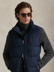 Polo Ralph Lauren Blue Gorham Down Gilet - Image 1 of 5