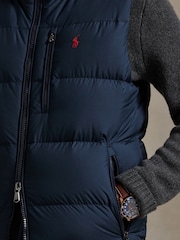 Polo Ralph Lauren Blue Gorham Down Gilet - Image 4 of 5