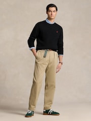 Polo Ralph Lauren Black Shaker Cotton Crewneck Jumper - Image 3 of 5