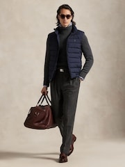 Polo Ralph Lauren Blue Colden Midweight Down Gilet - Image 1 of 7
