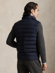 Polo Ralph Lauren Blue Colden Midweight Down Gilet - Image 2 of 7