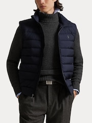 Polo Ralph Lauren Blue Colden Midweight Down Gilet - Image 6 of 7