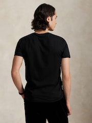 Polo Ralph Lauren Black Holiday Bear Graphic T-Shirt - Image 2 of 4