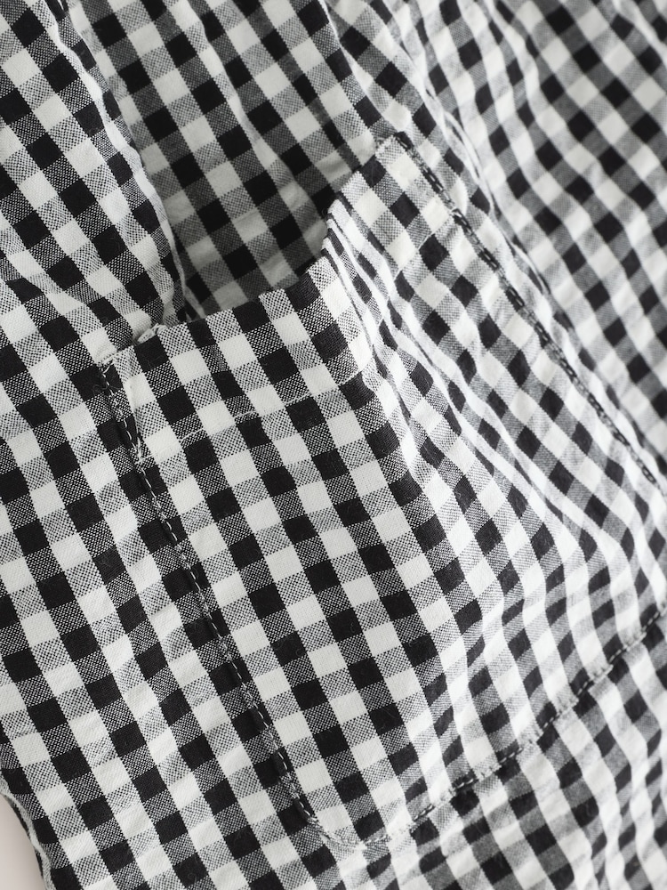 Mono Gingham Shirt Collar Playsuit (3mths-7yrs) - Image 5 of 5