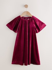 Red Velvet Dress (3-16yrs) - Image 5 of 8