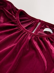 Red Velvet Dress (3-16yrs) - Image 7 of 8