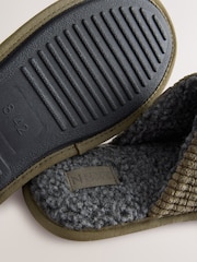 Verde salvia - Pantuflas estilo chinelas texturizadas - Imagen 5 de 5
