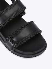 KG Kurt Geiger Romy Black Sandals - Image 3 of 4