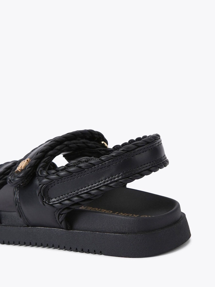 KG Kurt Geiger Romy Black Sandals - Image 4 of 4
